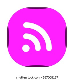 Magenta rss Feeds Icon