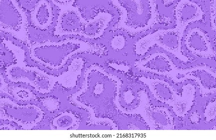 Magenta Seamless Fluid Graphic Design. Abstract Background Violet Repeated Curly Vector Wrapping. Pink Seamless Modern Graphic Art. Seamless Monochrome Abstract Background