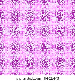 Magenta square pixel mosaic background