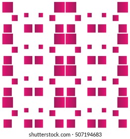 magenta squares pattern for any use 