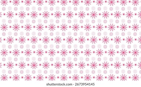 Magenta Starburst Pattern on White Background vector