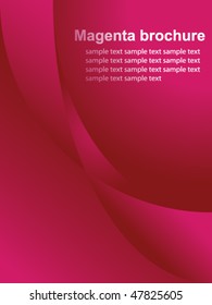 Magenta text pattern with color gradients