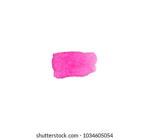 magenta watercolor vector backdrop for cute design tag, business card, invitation, web , text and logo isolated on transparent background. color like pink, fuchsia, purple, radiant orchid, light, pale