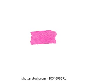 magenta watercolor vector backdrop for cute design tag, business card, invitation, web , text and logo isolated on transparent background. color like pink, fuchsia, purple, radiant orchid, light, pale