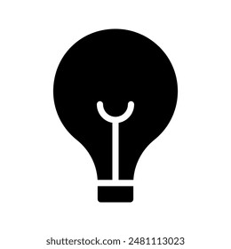 mages of light bulbs drawn with Thin Line. Editable stroke. Simple linear illustration for stores, shops, banners, design