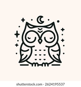 Magestic Owl setting on a tree