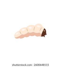 Maggot or larva vector illustration