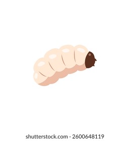 Maggot or larva vector illustration