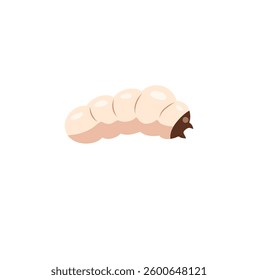 Maggot or larva vector illustration