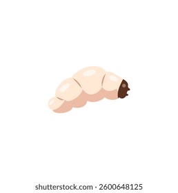 Maggot or larva vector illustration