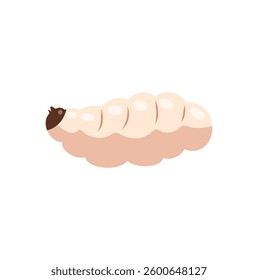 Maggot or larva vector illustration