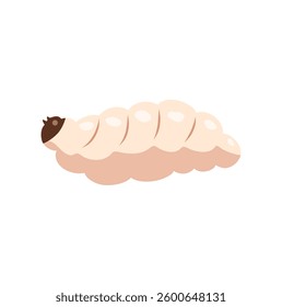 Maggot or larva vector illustration