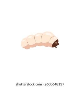 Maggot or larva vector illustration