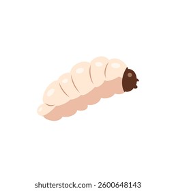 Maggot or larva vector illustration