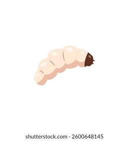 Maggot or larva vector illustration