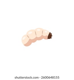 Maggot or larva vector illustration