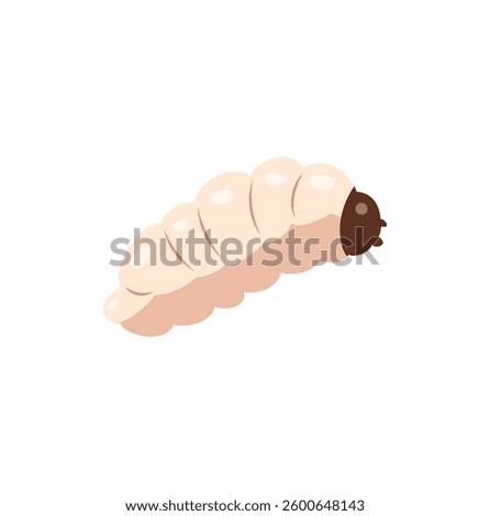 Maggot or larva vector illustration
