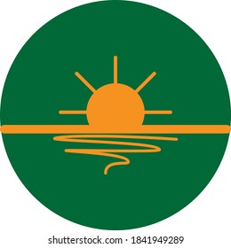 La hora de oración del Magreb o el icono del tiempo de oración del atardecer islámico para el diseño web