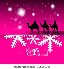 Magi Christmas. Vector 