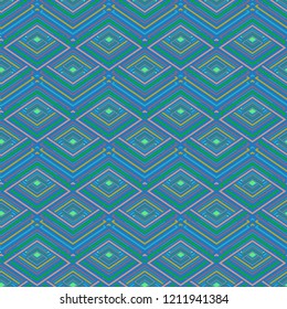 Magian abstract background multicolor cube geometric pattern seamless.