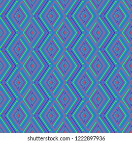 Magian abstract background multicolor cube geometric pattern seamless.