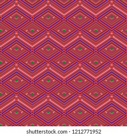 Magian abstract background multicolored cube geometric pattern seamless.