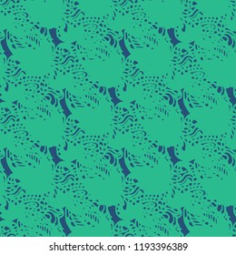 Magic abstract background multicolored geometric seamless.