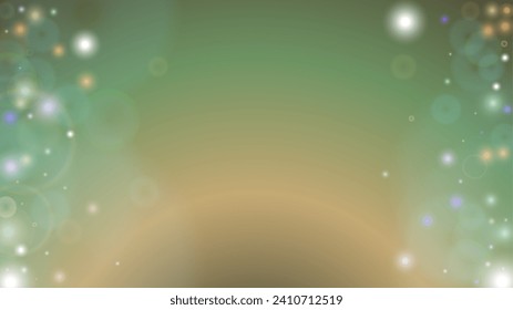Magic Abstract Defocused Light Spot Background Design. Christmas snowfall Vector Horizontal Illustration. Cosmic Print. Glitter confetti. Good for Banners, Posters, Covers, Flyers, Cards.