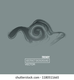 Magic abstract round style abstract grayscale background vector.