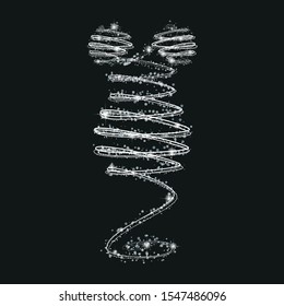 magic, abstract symbol of the year 2020 according to the Chinese calendar, rat