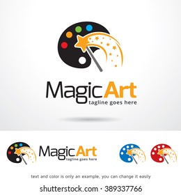 Magic Art Logo Template Design Vector 