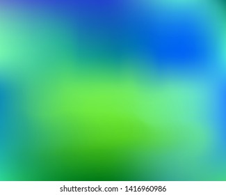 Magic backdrop from blurry patterns. Graceful splash and spreading spot. Vector illustration presentation. Blue magic backdrop for use on modern electronic devices.