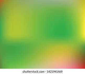Magic backdrop from blurry patterns. Pretty splash and spreading spot. EPS. Vector illustration flat. Green magic backdrop for use on modern electronic devices.