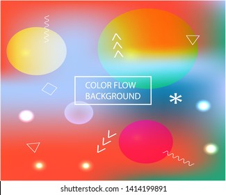Magic backdrop from blurry patterns. Vector 3d art illustration presentation. Amazing splash and spreading spot. Red magic backdrop for use on modern electronic devices.