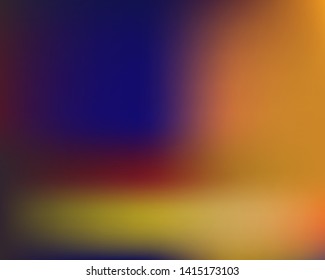 Magic backdrop from blurry patterns. Vector 3d art illustration design. Startling splash and spreading spot. Blue magic backdrop for use on modern electronic devices.