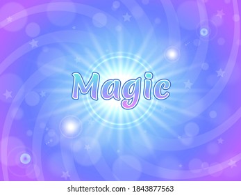 Magic background colorful light illustration