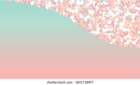 Magic Background with Confetti of Glitter Particles. St. Valentine Day. Disco pattern. Light Spots. Explosion of Confetti. Glitter Vector Illustration. Design for Flyer.