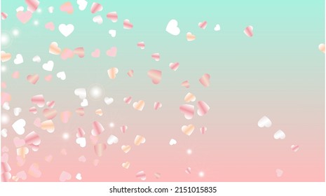 Magic Background with Confetti of Glitter Particles. St. Valentine Day. Holiday pattern. Light Spots. Explosion of Confetti. Glitter Vector Illustration. Design for Magazine.