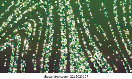 Magic Background with Confetti of Glitter Particles. Sparkle Lights Texture. Anniversary pattern. Light Spots. Star Dust. Explosion of Confetti. Design for Flyer.