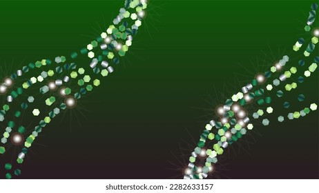 Magic Background with Confetti of Glitter Particles. Sparkle Lights Texture. Christmas pattern. Light Spots. Star Dust. Explosion of Confetti. Design for Advertisement.