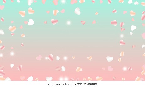 Magic Background with Confetti of Glitter Particles. St. Valentine Day. Party pattern. Light Spots. Explosion of Confetti. Glitter Vector Illustration. Design for Invitation.