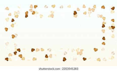 Magic Background with Confetti of Glitter Particles. St. Valentine Day. Anniversary pattern. Light Spots. Explosion of Confetti. Glitter Vector Illustration. Design for Print.
