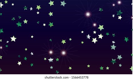 Magic Background with Confetti of Glitter Star Particles. Sparkle Lights Texture. Birthday pattern. Light Spots. Star Dust. Christmass Design. Explosion of Confetti. Design for Banner.