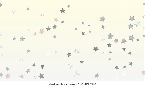 Magic Background with Confetti of Glitter Star Particles. Sparkle Lights Texture. New Year pattern. Light Spots. Star Dust. Christmass Design. Explosion of Confetti. Design for Banner.