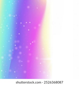 Magic Background. Pink Rainbow Gradient. Kawaii Hologram. Fairytale Girlish Invite. Purple Fantasy Pattern. Blue Mystical Invitation. Princess Glitter. Candy Magic Background.