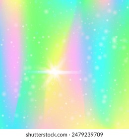 Magic Background. Purple Kawaii Gradient. Fairy Pattern. Iridescent Galaxy Effect. Pink Blurred Hologram. Blue Universe Invitation. Girl Texture. Candy Magic Background.