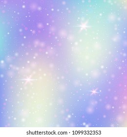 Magic Background Rainbow Mesh Trendy Universe Stock Vector (Royalty ...