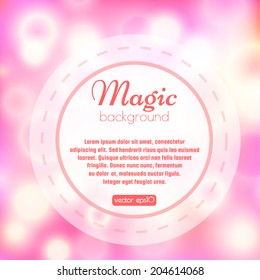 Magic background. Vector eps10