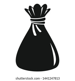 Magic bag icon. Simple illustration of magic bag vector icon for web design isolated on white background