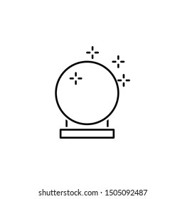 Magic ball icon. Element of historical games icon